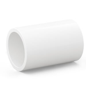COUPLER, PIPE, STRAIGHT, PVC, WHITE, 25 MM