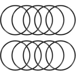 GASKET, CIRCULAR, BLACK, RUBBER, 66 MM