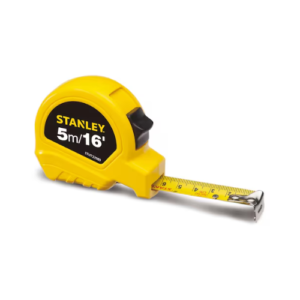 MEASURING TAPE, 5 M (16 FT.) X 19 MM