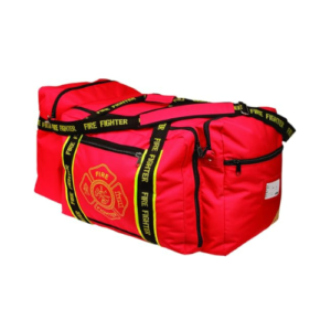 GEAR BAG, FIREFIGHTER, LARGE,  RED, 29 x 17 x 16 INCHES