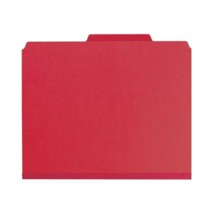 FOLDER, FILE, RED, 11-3/4 X 10 INCHES