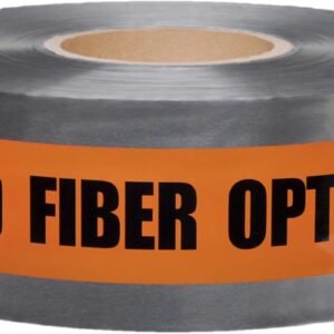 CAUTION: BURIED FIBER OPTIC/TELEPHONE 3INCH