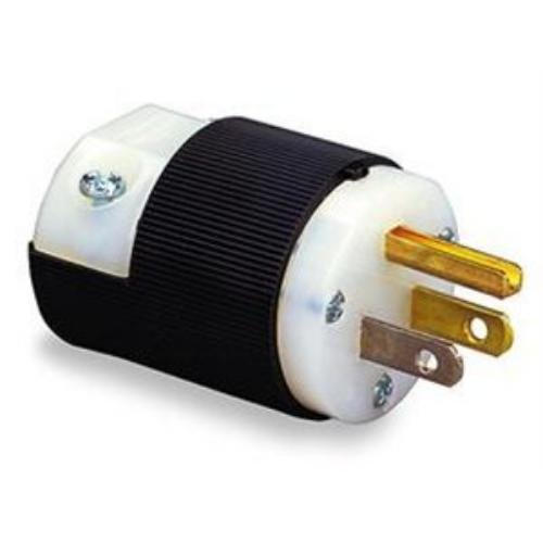 PLUG, MALE, 2P, 15A, 125V