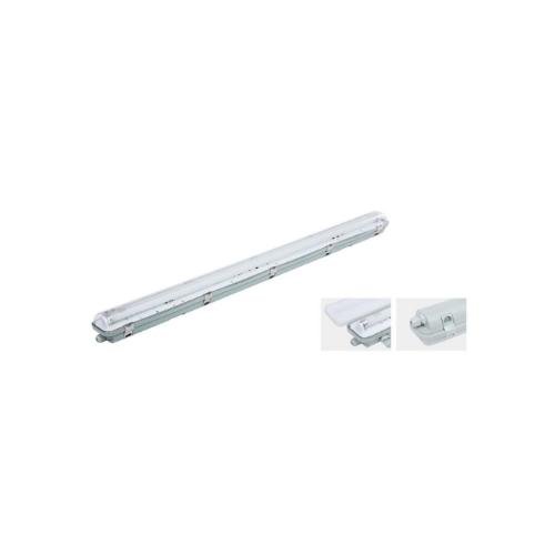 WATERPROOF DOUBLE T8 FLUORESCENT LIGHT FIXTURE