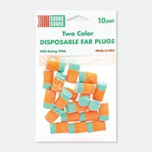 SOUND GUARD TWO-COLOR EARPLUGS
