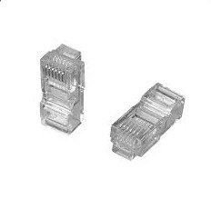 CONNECTOR, MODULAR PLUG, SHIELDED, CAT3, RJ12