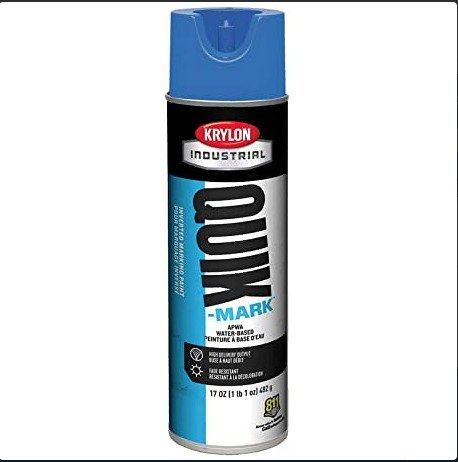 PAINT, MARKING, BLUE, APWA 15 OZ, MFG:KRYLON,