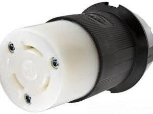 CONNECTOR, PLUG, ELECTRICAL, FEMALE, 3-POLE, 4-WIRE, 120/250V, 20A