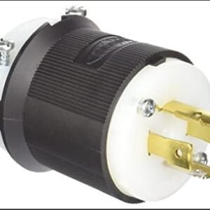 CONNECTOR, PLUG, ELECTRICAL, MALE, 3-POLE, 4-WIRE, 125/250V, 20A