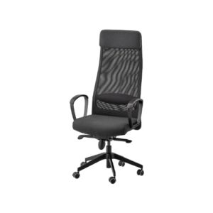 CHAIR, EXECUTIVE, ERGONOMIC, VISSLE DARK GREY, 62 X 60 CM,