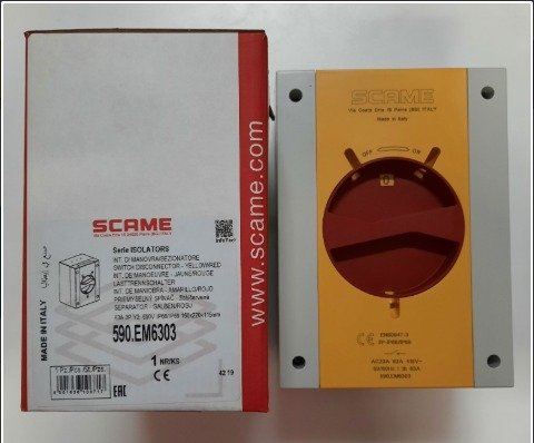 ISOLATOR, WALL MOUNT, WEATHERPROOF, 3 POLE,