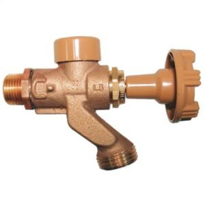 HOSE BIBB, ANTI-SIPHON, BRASS, 1/2 INCH