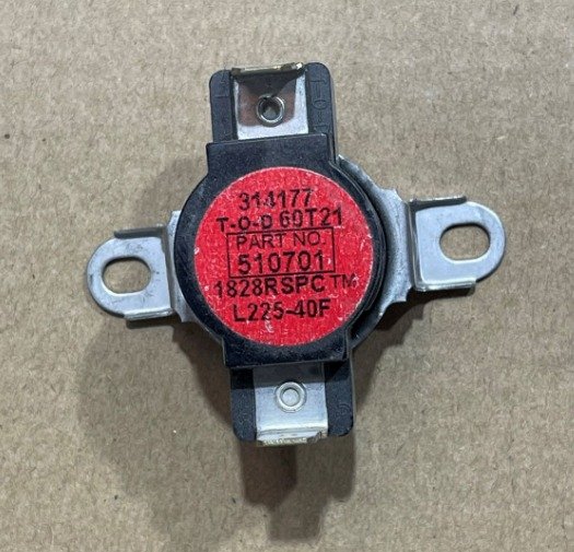 SWITCH, THERMOSTATIC, DISC w/ FLANGE