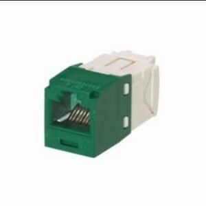 MODULE, JACK, UTP, RJ45, ABS, GREEN,