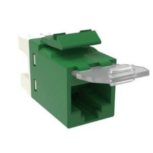 JACK, MODULAR, UNSHIELDED, GREEN, CAT6, RJ45, 1.20 X 0.64 X 0.57 INCHES ; MANUFACTURER: COMMSCOPE,