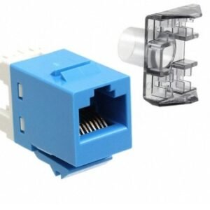 CONNECTOR, MODULAR, JACK, CAT-6, UNSHIELDED, RJ45, BLUE, 30.5 X 16.1 X 14.5 MM,COMMSCOPE,