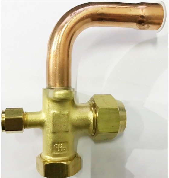 VALVE, SERVICE, COPPER, BEND,