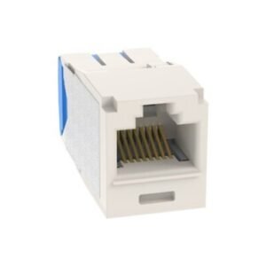JACK, MODULAR, UNSHIELDED, WHITE, CAT6, RJ45, 1.5 X 0.71 X 1.5 INCHES, MANUFACTURER: PANDUIT,