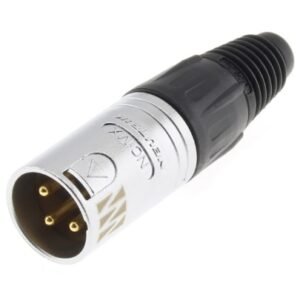CONNECTOR, PLUG, ELECTRICAL, MALE, 3 POLES, XLR, < 50 V