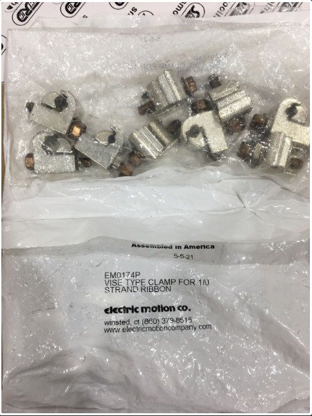 CONNECTOR, VISE-TYPE, STANDARD HEX HEAD, BRONZE