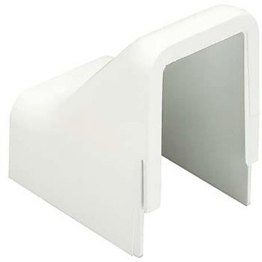 ENTRANCE END FITTING, RACEWAY, ABS, OFF-WHITE,