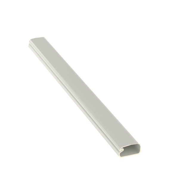 COVER, RACEWAY, RIGID PVC, OFF-WHITE,