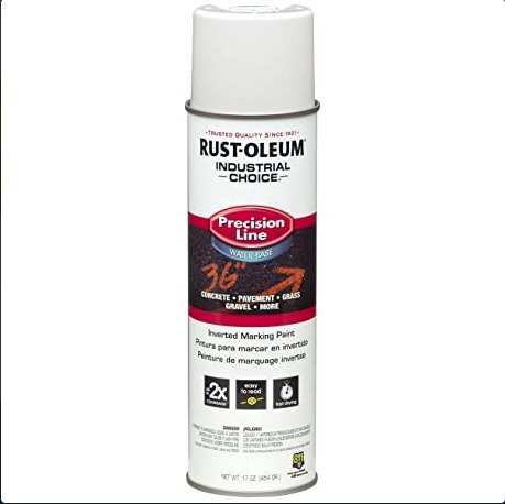 PAINT, INVERTED MARKING, WHITE, 18 OZ,