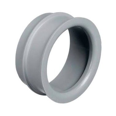 END BELL, CONDUIT, PVC, GRAY, 2 X 1.49 INCHES