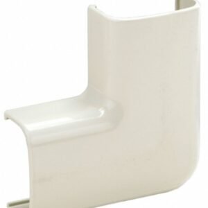 ELBOW, RACEWAY, RIGHT ANGLE, PVC, OFF-WHITE, 2 X 0.58 X 2 INCHES