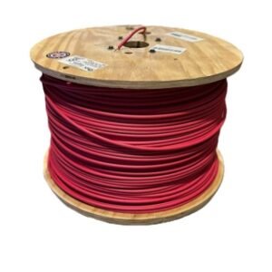 CABLE ASSEMBLY, PVC, RED, 24 AWG, 400 MHZ