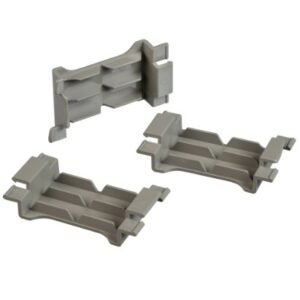 WIRE RETAINER, RACEWAY, PVC, GRAY