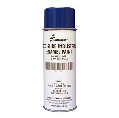 PAINT, ENAMEL, GLOSS, SPRAY, BLUE, 11 OZ, MFG:ABRO,C ITEM DESCRIPTION, LIGHTHOUSE FOR THE BLIND,MODEL:AA2787-1-16OZ-15080,