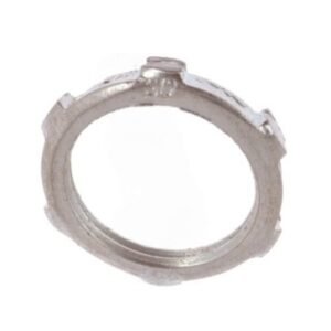 LOCKNUT, ELECTRICAL CONDUIT, STEEL, 2 INCHES