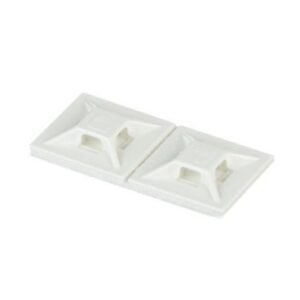 MOUNTING BASE, TIE DOWN ELECTRIC, PLASTIC, WHITE