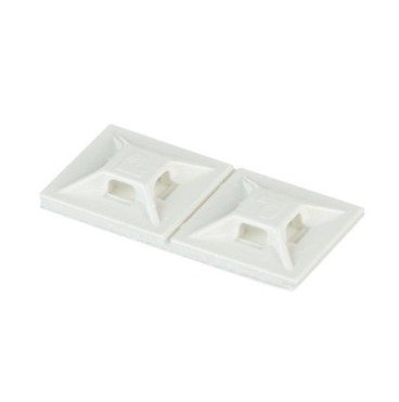 MOUNTING BASE, TIE DOWN ELECTRIC, PLASTIC, WHITE
