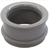 END BELL, CONDUIT, PVC, GRAY, 4 X 2.259 INCHES
