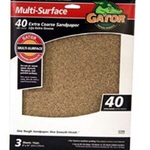 SANDPAPER 40 GRIT 9