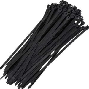 STRAP, TIE DOWN, ELECTRICAL COMPONENT, NYLON 6.6, BLACK