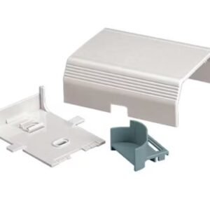COVER, TRANSITION FITTING, RACEWAY, PVC, OFF-WHITE,