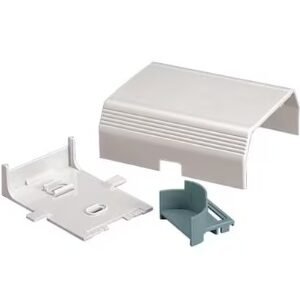 BASE, TRANSITION FITTING, RACEWAY, PVC, OFF-WHITE