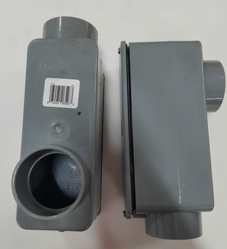 CONDUIT BODY, WITH COVER, PVC