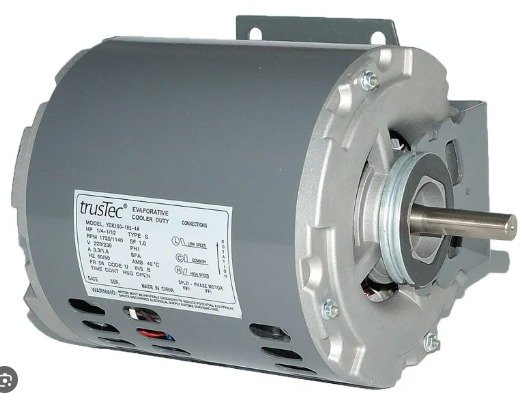 MOTOR, EXHAUST FAN, 1425 RPM, 1/4 HP, 50HZ