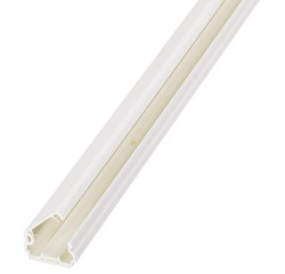 RACEWAY, NONMETALLIC, CHANNEL, RIGID PVC, OFF-WHITE,