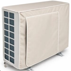 COVER, AIR CONDITIONER, PLASTIC, PEACH, 17 X 26 X 1 INCHES