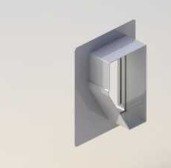 SLEEVE, INTERFACE, ELECTRO-GALVANIZED STEEL, RIGHT, RETROFIT, SLC, WHITE, 6 INCHES,