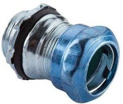 BOX CONNECTOR, ELECTRICAL, RAINTIGHT, STEEL,