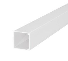 RACEWAY, NON-METALLIC (CABLE TRUNKING), UPVC, WHITE, 50 X 50MM X 3 METER
