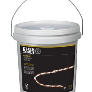 PULL LINE, w/TRACER, POLYPROPYLENE, ORANGE/WHITE, 6500 FEET