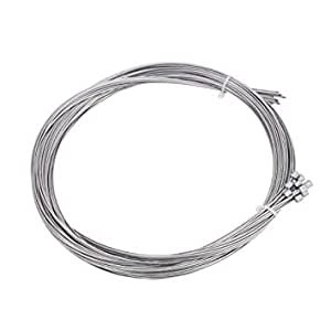 CABLE, BICYCLE, STAINLESS STEEL, 1.2 MM X 105 INCHES ,