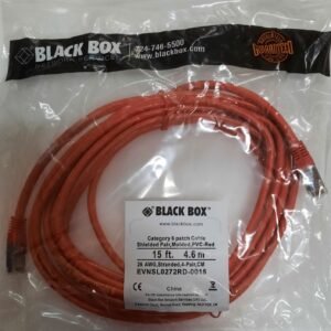 CABLE, CAT6, 250-MHZ, SHIELDED, RED